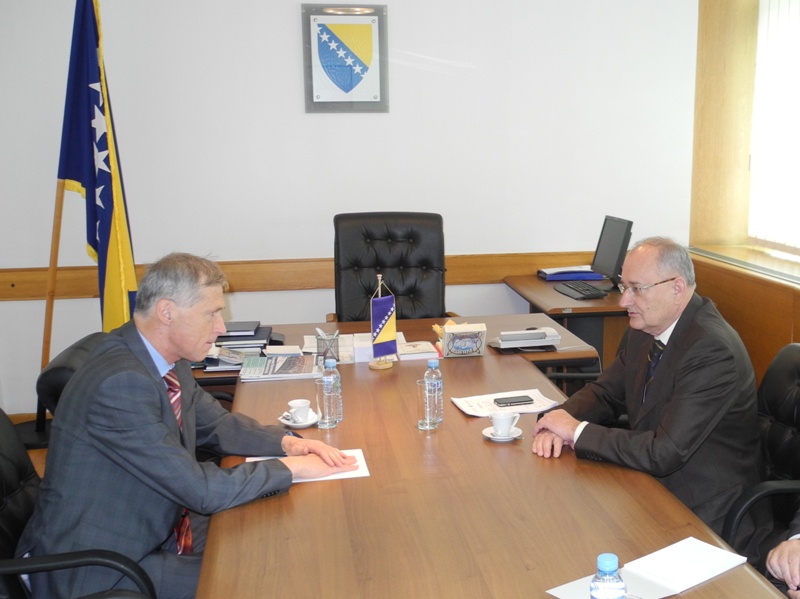 Predsjedavajući Predstavničkog doma dr. Božo Ljubić razgovarao s ambasadorom Slovenije